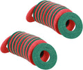 40pcs Battery Terminal Anti Corrosion Washers,Durable Car Battery Terminal Cleaner,Car Batterys Cleaner,for Automotive and Marine Batteries, Green, Red