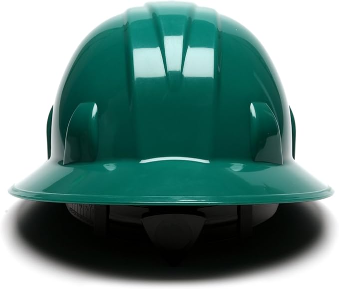 Pyramex Safety SL Series Full Brim Hard Hat 4-Point Ratchet Suspension