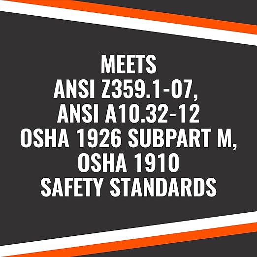 Malta Dynamics 18” D-Ring Extender with Snap Hook for Fall Protection and Roofing, OSHA/ANSI Compliant (8)