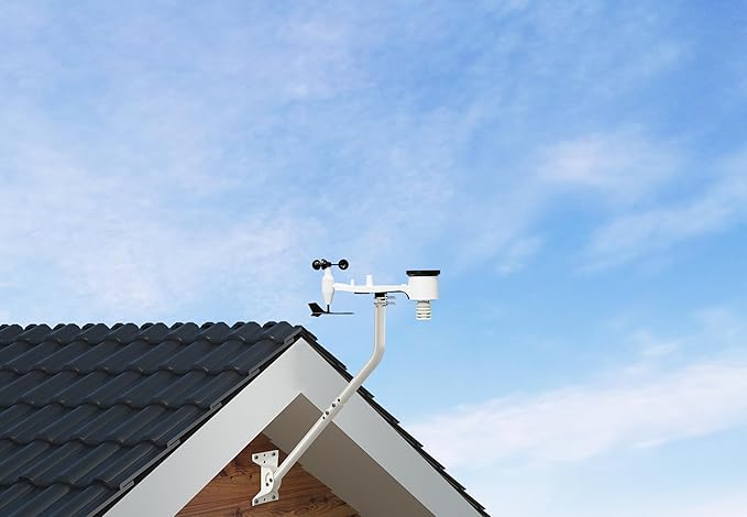 Universal Adjustable Mounting Pole, Steel J-Mount for Attic Outdoor Roof Wall Installation, Weatherproof Mast Pole, Mounting Bracket and Hardware Included (Diameter 1 1/4", Length 33 1/4", White)