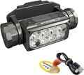 Nitecore HC65M UHE 2000 Lumen Tactical Helmet Light Headlamp, NVG Mountable USB-C Rechargeable with Red and White Lights
