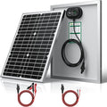 SUNER POWER 12V 20W Solar Panel Battery Charger Ultra, Built-in UltraSmart MPPT Charge Controller, Waterproof 20 Watt Solar Battery Maintainer for 12Volt AGM, Deep Cycle, Lead-Acid, Lifepo4 Battery