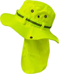 Packable and Adjustable Reflective Neon Boonie Sun Hat