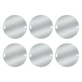 6 Pack 54C1R Round Galvanized Steel Electrical Box Cover for Flat 4 inch Round Box (6 Pack)