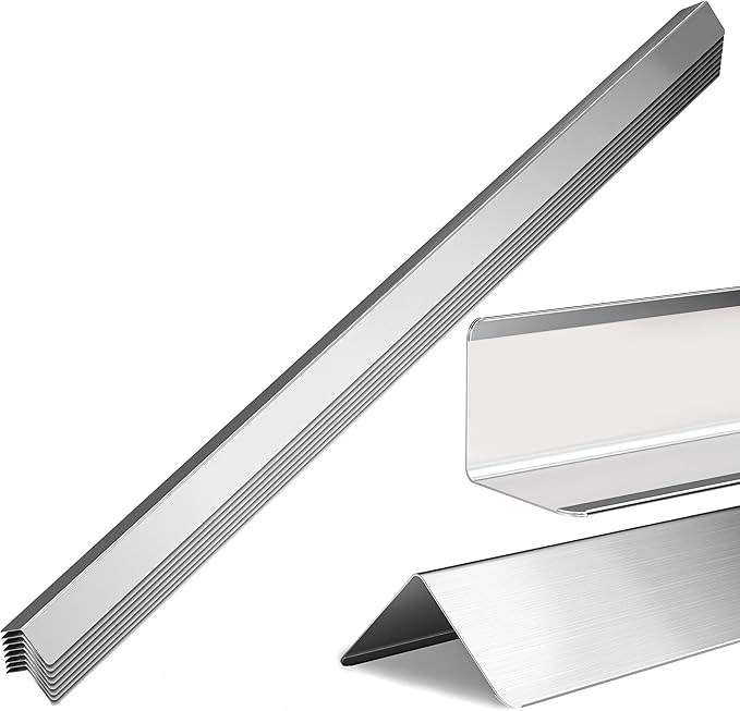 96x2x2 Inch 304 Stainless Steel Wall Corner Guards (10-Pack) Heavy Duty Rounded Corner Protector, Smooth Folded Edge Design for Wall Protection 90° Angle Metal Edge Guard