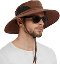 EINSKEY Wide Brim Sun Hat, UPF 50+ UV Protection Waterproof Packable Bucket Hat for Men & Women, Fishing Hiking Beach Garden