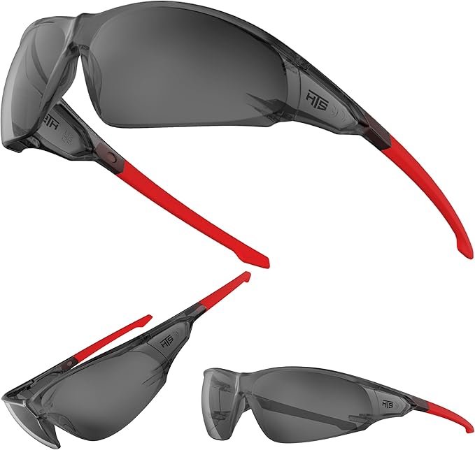 HTS HUNTERSKY ANSI Z87.1 Anti-Fog Clear Safety Glasses Pickleball Youth Baseball Lab Chemistry Goggles Scratch Resistant