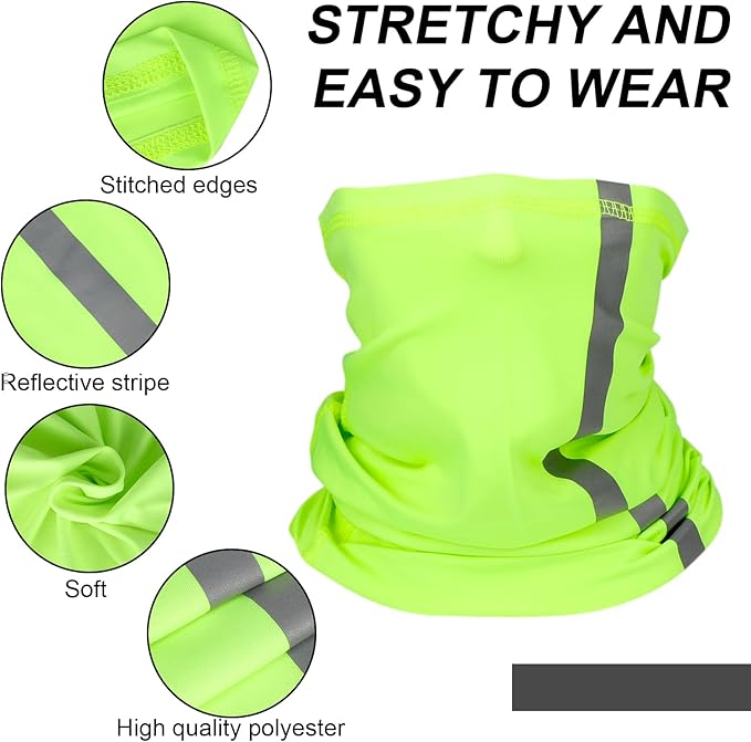 Hard Hat Sun Shade with Full Brim Visor, Shield Your Neck from Sun, Men's Construction Accessories for Hardhat Hats UV Sunshade Helmet Attachment with Reflective Strip, 2 pcs Set