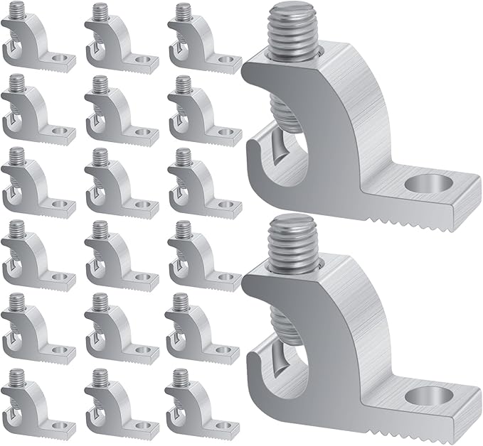 20 Packs Pool Bonding Lug with Corrosion-Resistant and High-Conductivity Aluminum, 4-14 Wire Range
