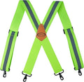MELOTOUGH Reflective Safety Suspenders|Work Suspenders with Hi Viz Reflective Strip Hold Up Tool Belt Suspenders