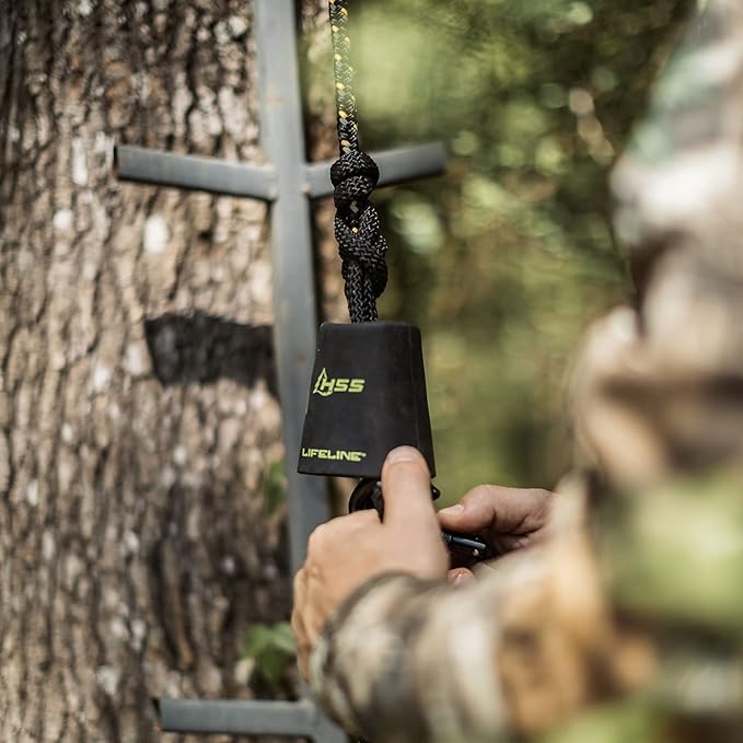 Hunter Safety System Lifeline – Treestand Safety Rope System with Ground-to-Stand Fall Protection & Silent Climbing