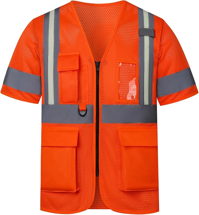 A-SAFETY High visibility Luminous vest Class 3