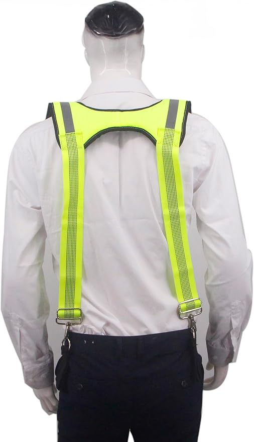 Tool Belt Suspender for Men 4 Point Padded with Attachment Loops, WristBand Pouch Pocket for Construction Worker
