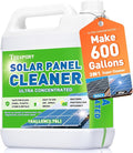Teexpert Solar Panel Cleaner (1 Gallon Makes 600 Gallons), Super Concentrated Glass & Solar Panel Cleaning, Streak-Free Quick Dry Remove Dirt, Dust, Droppings, Oils, Fingerprints & Water Spots