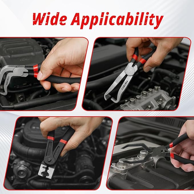 Electrical Disconnect Pliers Set – 3PC Electrical Disconnector Pliers for Cars, Fuel Line Disconnect Tool, and 1PCS Electrical Connector Plier – Automotive Electrical Tool Kit