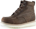 Golden Retriever Work Boots for men Waterproof Comfortable 6" Full Grain Tumbled Leather Welt Slip and Oil-Resistant STEEL/SOFT Toe Construction Boots G6192D_G6158ST_G6282D_G6258ST