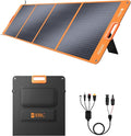 EBL 200W Portable Solar Panel for Power Station, Waterproof IP65 Foldable Solar Panel with MC-4 Anderson Output Connector for RV, Camping, Blackout