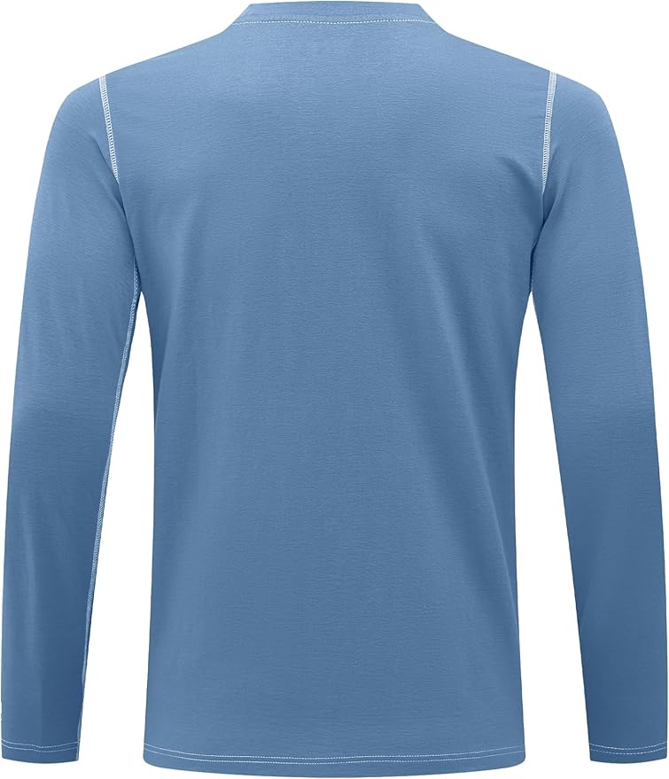 FR Shirts for Men 6oz Lightweight Stretch Work Shirt with Decorative Shoulder Stitch Design Flame Resistant Long Sleeve CAT2