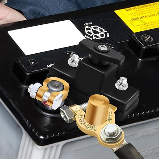 Pure Copper Car Battery Power Cut-Off Switch Breaker, Stable Transmission Smart Car Battery Disconnect Supplies, High Conductivity Disconnect Switch, Truck, Boat or Rv
