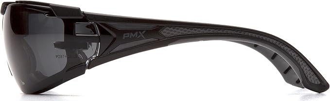 Pyramex Endeavor Plus Safety Glass Black/Gray Frame With Foam Padding Clear H2MAX Anti-fog Lens