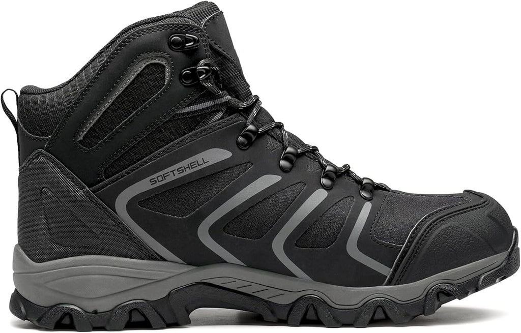 NORTIV 8 Men's Ankle High Waterproof Hiking Boots Outdoor Lightweight Shoes Trekking Trails Armadillo