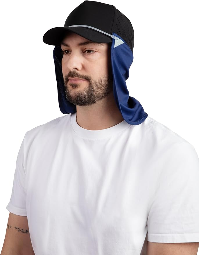 CoolNES - UV Sun Protection Neck Drape Adjustable Multifunctional 2 in 1 Face Covering for Outdoor Fishing - Unisex