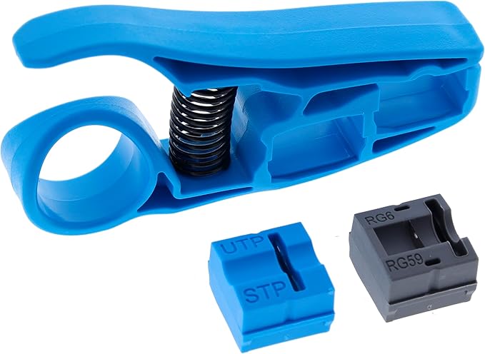 IDEAL Electrical 45-605 PrepPRO Coax/UTP Cable Stripper (Pack of 3)