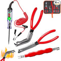 Electrical Disconnect Pliers Set – Automotive Electrical Tools & Connector Removal Tool Kit with Hose Clamp Pliers, Wire Terminal Separator, and Car Plug Connector