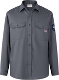 Ubon FR Shirts for Men Flame Resistan Welding Shirt FRC Work Shirt Long Sleeve Welder Shirts 7.5 Oz