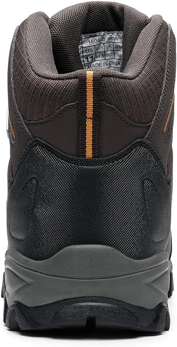 NORTIV 8 Men's Ankle High Waterproof Hiking Boots Outdoor Lightweight Shoes Trekking Trails Armadillo