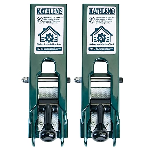 Siding Installation Kit, Adjustable Gauges for 7/16-Inch Wood & LP Siding, Durable Polycarbonate, 2-Pack