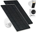 2PC Solar Panel Compatible with Wyze Battery Cam Pro, Cam Outdoor V1/V2, 9.4ft Waterproof Charging Cable, 360°Adjustable Mount, IP65 Waterproof Solar Charger for Outdoor Security Camera