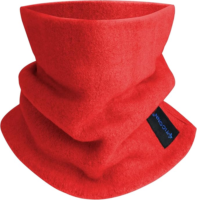TICONN Neck Gaiter Face Cover Scarf, Neck Warmer Breathable Sun & Wind-proof for Skiing Fishing Hiking Cycling