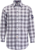 BOCOMAL FR Shirts Flame Resistant 100% C NFPA2112 7.5oz Men's Fire Retardant Welding Shirt