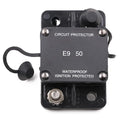 50A Automotive Circuit Breaker Auto Reset No Switch Button for Boat, Car Audio, Solar System, Battery Protection 12V-32V DC