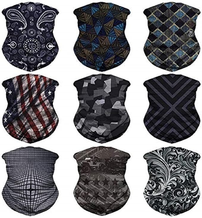 JOEYOUNG Headwear, Bandana, Neck Gaiter Head Wrap Headband Balaclava Magic Scarf