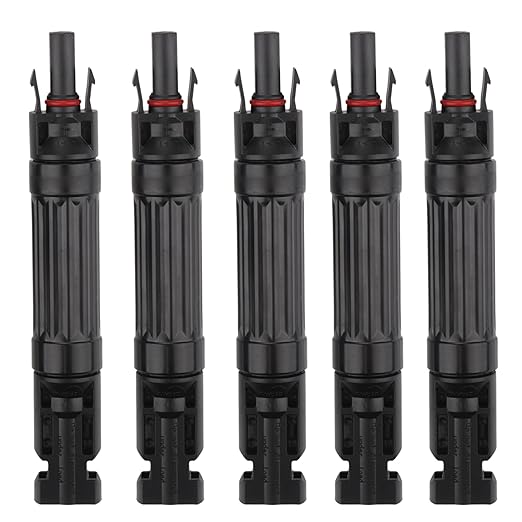 XYRIS Solar Panel Fuse Holder 30A IP67 Waterproof - with UL94-V0 Fireproof Housing & Surge Protection, Universal Fit for 2.5-6mm² Solar Cables (5 Pcs)