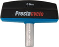Prestacycle Pro TorqKeys 8Nm T-Handle Torque Limiting Tool – Torque Wrench Bit with Ergonomic Low-Profile Grip, Magnetic 1/4" Hex Bit Retention, Durable Zinc Shaft