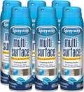 Sprayway Multi-Surface Cleaner & Deodorizer | Foaming Action for Granite, Glass, Wood, and Metal, 19 Oz, Pack of 6