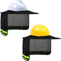TCCFCCT Hard Hat Sun Shade, Full Brim Neck Shield, 2Packs, Hard Hat Not Included