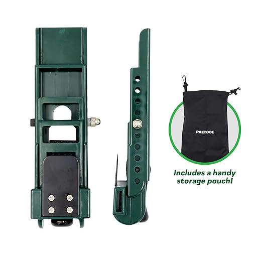 PacTool SA9031 Gecko Gauge Siding Mounting Kit With Pouch - For Use with 5/16-Inch Fiber Cement Siding, James Hardie's Updated HZ5 Series - Lap Siding Gauge - Essential Siding Tools