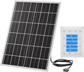 15W 5V Solar Panel Kit with 20000mAh LiFePO4 Battery, MPPT Controller - Power Outdoor Cameras, Security Cameras, WiFi Devices - USB Port, Waterproof Monocrystalline Solar Charger for RV/Boats