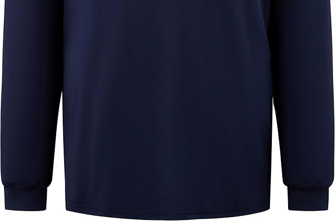 Ubon FR Shirts for Men Welding Shirt Flame Resistant Long Sleeve Work Shirts 6.5 Oz FR Clothing