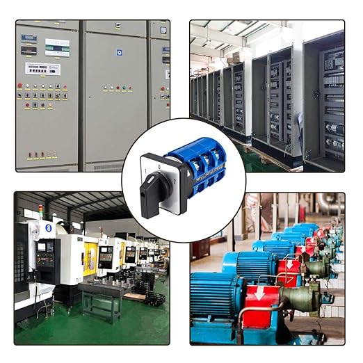 Changeover Switch LW28-63 3 Positions 12 Terminals Universal Rotary Cam Selector Latching Switches 690V 63A
