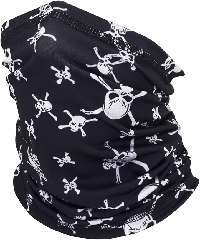 JHYWELL Cooling Neck Gaiter Face Mask, UV Protection Masks Gator, Windproof Bandana for Skiing, Fishing, Hiking, Cycling