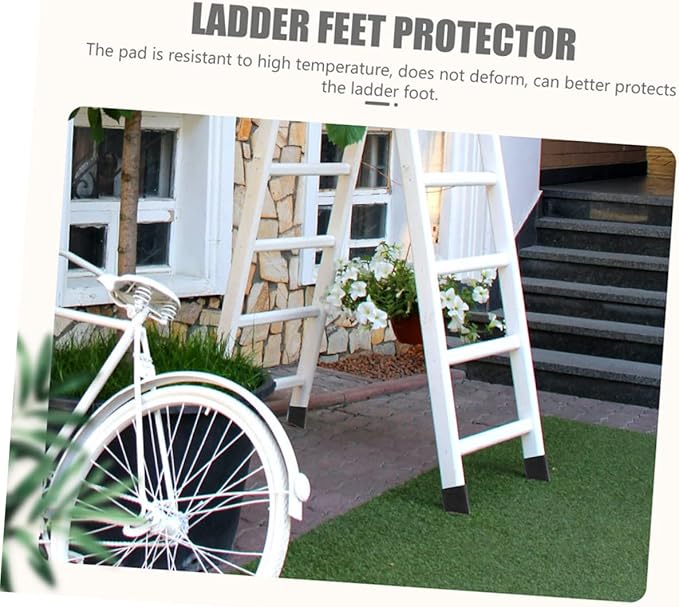 6Pcs Ladder Feet Pads Durable Non Slip Ladder Covers for Enhanced Stability and Floor Protection Essential Accessories for Household and Extension Ladders