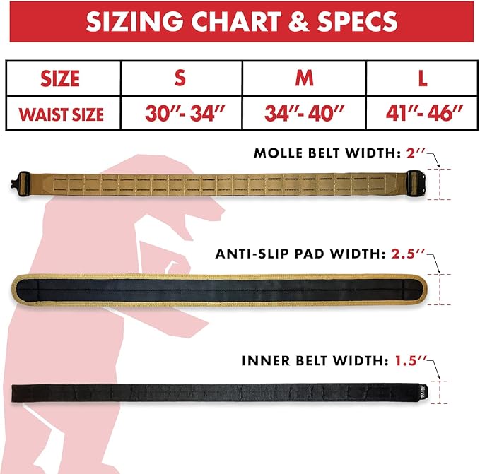 Battle Belt | Heavy Duty Nylon Belts | Molle Riggers Belt | American Company