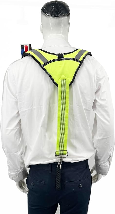 Padded Tool Belt Suspenders 3 Hook Swivel Suspenders for Tool Belt Heavy Duty Work Suspenders