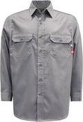 KONRECO FR Shirts for Men Fire Resistant Button Down Work Shirt 100% Cotton 6.5oz Lightweight Welding Shirts