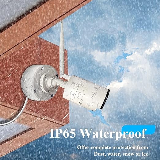 Metal Aluminum & Waterproof Junction Box Mount Bracket, Universal for Bullet Security Camera, Aluminum Waterproof Hide Cable Junction Box Compatible with Solar Panel, Fits Wall Ceiling (4pcs)